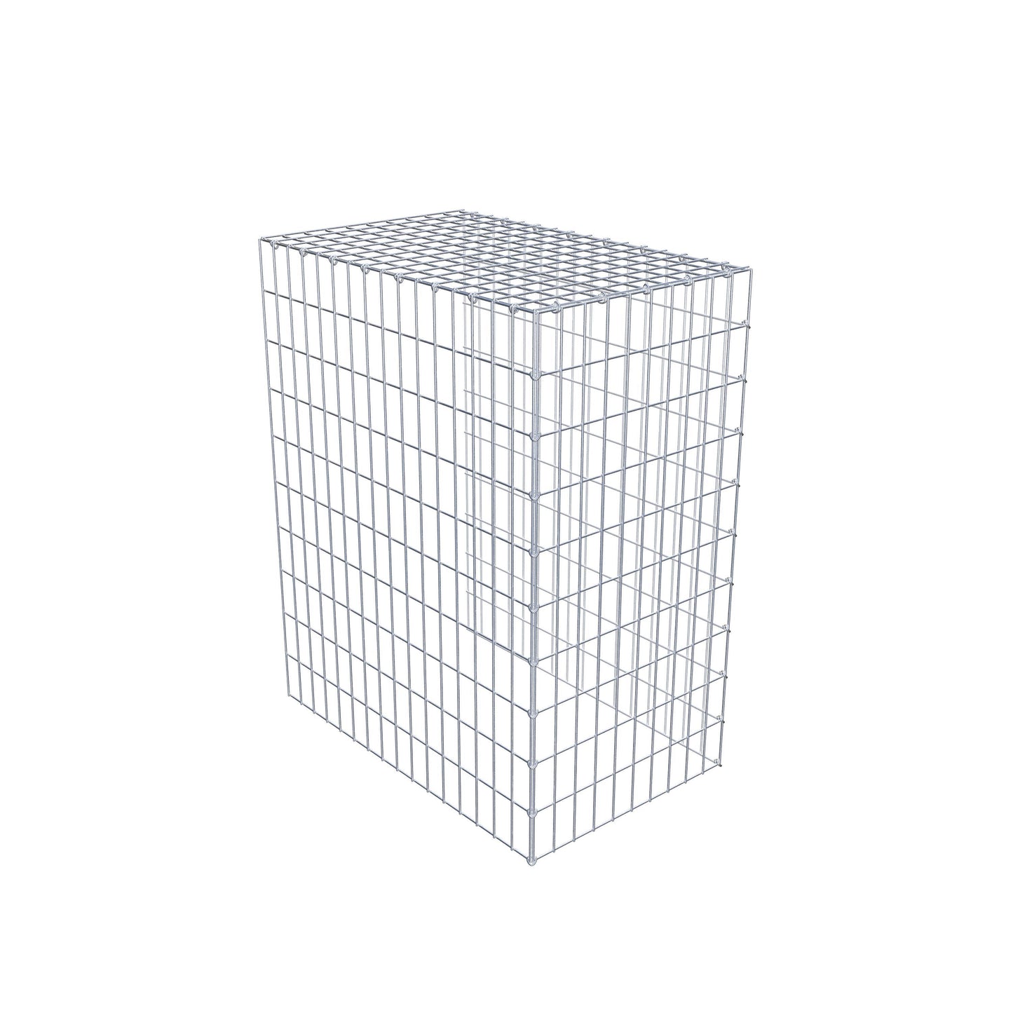 Gabião Tipo 4 100 cm x 80 cm x 50 cm (C x A x P), malhagem 5 cm x 10 cm, anel C