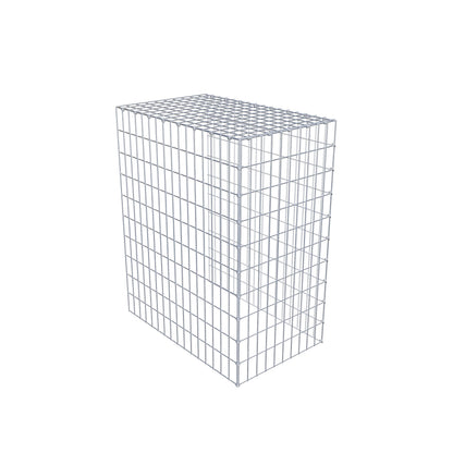 Gabião Tipo 4 100 cm x 80 cm x 50 cm (C x A x P), malhagem 5 cm x 10 cm, anel C
