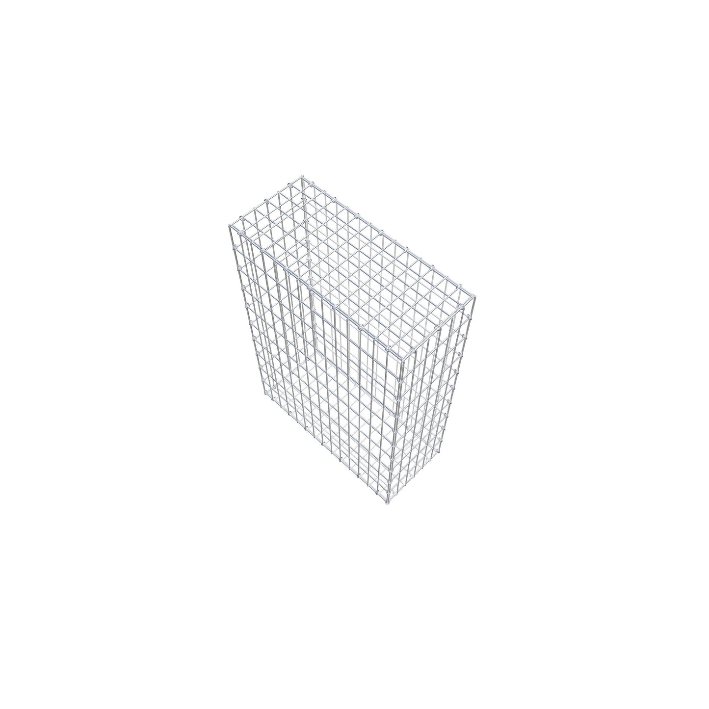 Gabião 100 cm x 70 cm x 30 cm (C x A x P), malhagem 5 cm x 10 cm, anel C