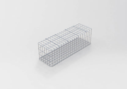 Gabião galvanizado a quente 102 cm x 32 cm x 32 cm, malhagem 5 cm x 10 cm, totalmente soldado