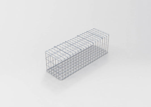 Gavión galvanizado en caliente 102 cm x 32 cm x 32 cm, malla 5 cm x 10 cm, totalmente soldado