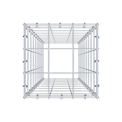 Gabião Tipo 3 100 cm x 30 cm x 30 cm (C x A x P), malhagem 10 cm x 10 cm, anel C