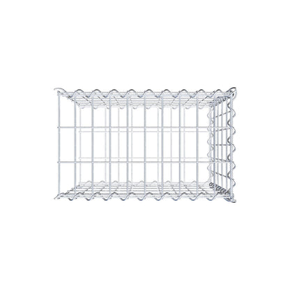 Grown-on gabion type 2 50 cm x 50 cm x 30 cm (L x H x D), mesh size 5 cm x 10 cm, spiral