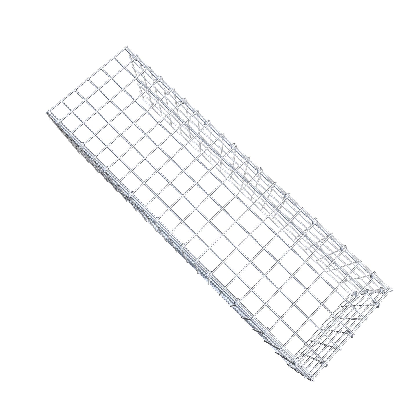 Gabião Tipo 4 100 cm x 30 cm x 30 cm (C x A x P), malhagem 5 cm x 5 cm, anel C