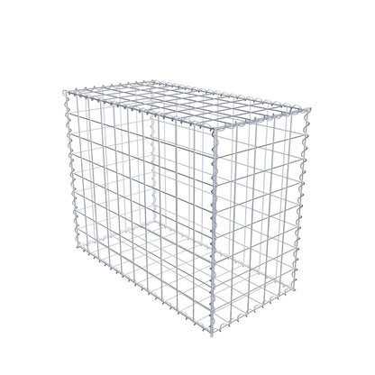 Gabion 100 cm x 80 cm x 50 cm (L x H x D), maskestørrelse 10 cm x 10 cm, spiral