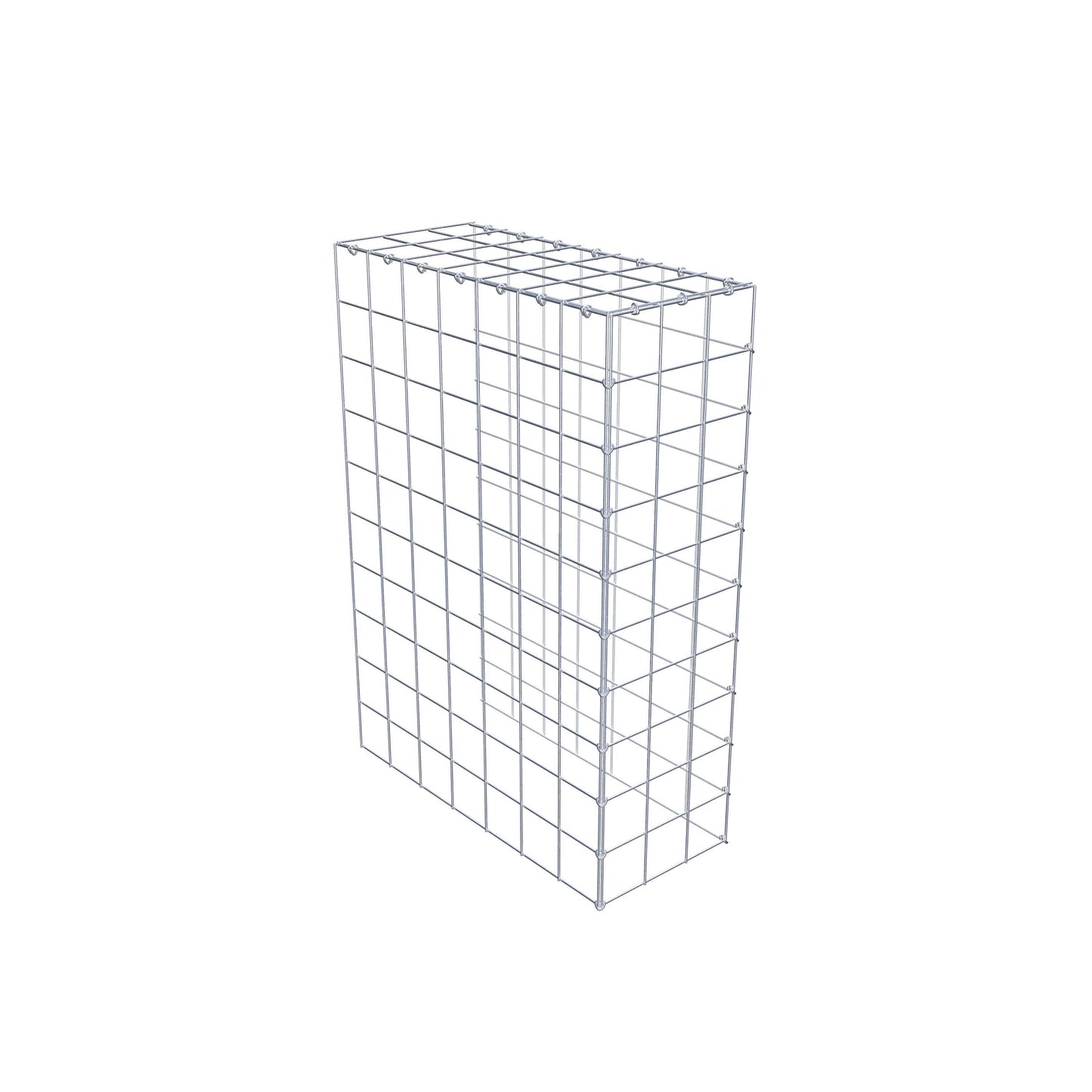 Gabião Tipo 4 100 cm x 70 cm x 30 cm (C x A x P), malhagem 10 cm x 10 cm, anel C