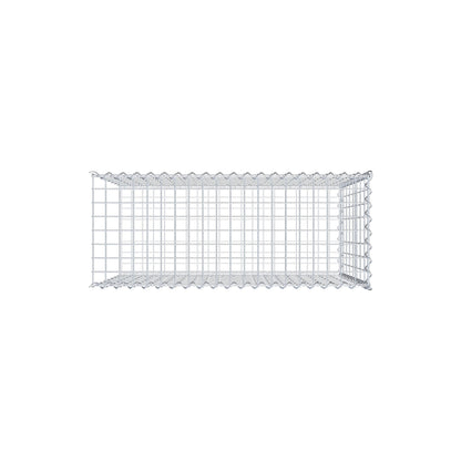 Grown-on gabion type 2 100 cm x 80 cm x 40 cm (L x H x D), mesh size 5 cm x 10 cm, spiral