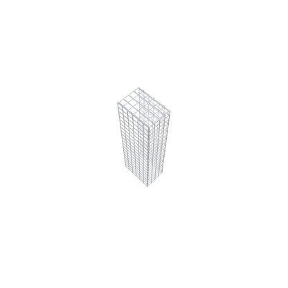 Gabião Tipo 4 100 cm x 30 cm x 20 cm (C x A x P), malhagem 5 cm x 5 cm, anel C
