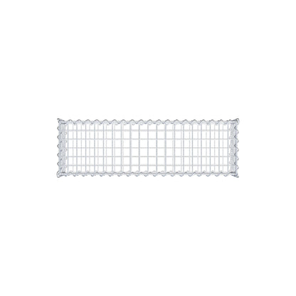 Gabione 100 cm x 20 cm x 30 cm (L x H x T), Maschenweite 5 cm x 5 cm, Spirale