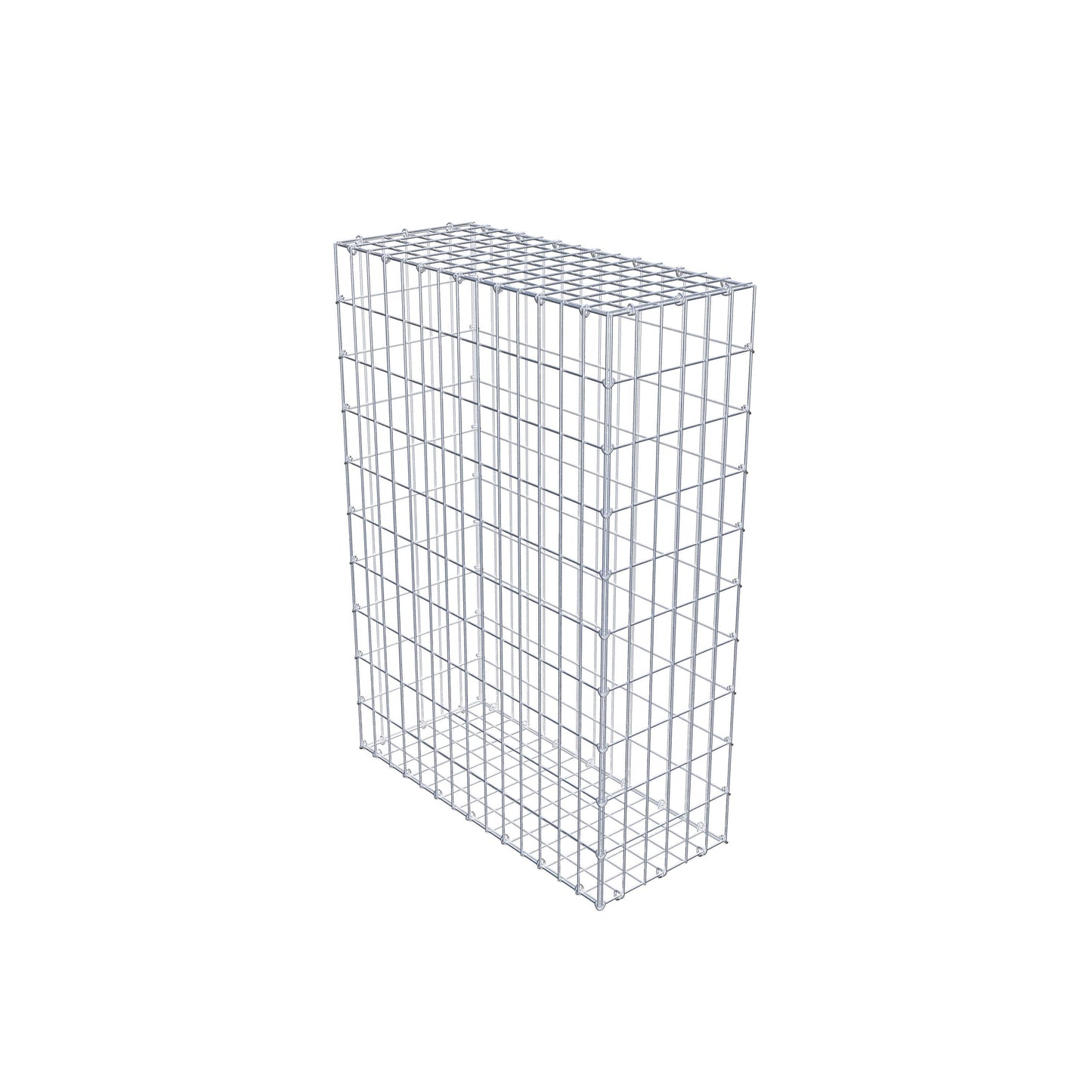 Gabião 100 cm x 70 cm x 30 cm (C x A x P), malhagem 5 cm x 10 cm, anel C
