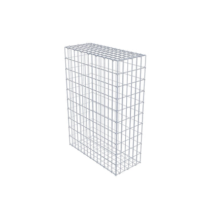 Gabião 100 cm x 70 cm x 30 cm (C x A x P), malhagem 5 cm x 10 cm, anel C
