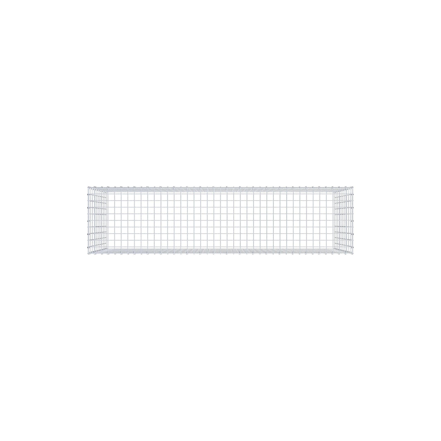 Anbaugabione Typ 3 200 cm x 100 cm x 50 cm (L x H x T), Maschenweite 5 cm x 10 cm, C-Ring