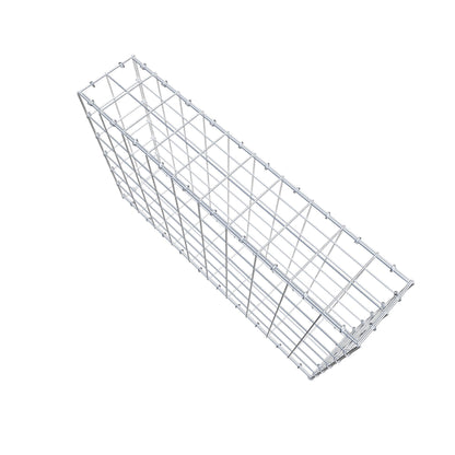 Gabião 100 cm x 60 cm x 20 cm (C x A x P), malhagem 10 cm x 10 cm, anel C