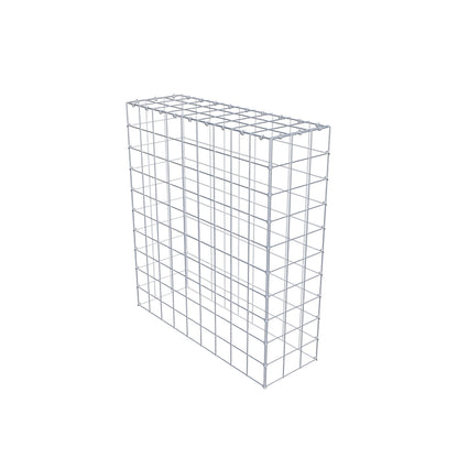 Mounted gabion type 3 100 cm x 90 cm x 30 cm (L x H x D), mesh size 10 cm x 10 cm, C-ring