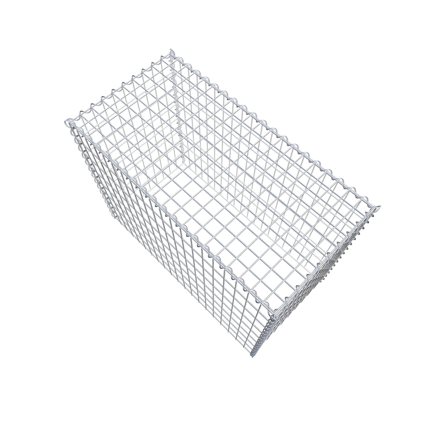 Gavión complementario tipo 3 100 cm x 80 cm x 50 cm (L x A x P), malla 5 cm x 10 cm, espiral