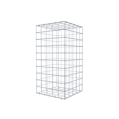 Gabbione 100 cm x 50 cm x 50 cm (L x H x P), maglia 10 cm x 10 cm, anello a C