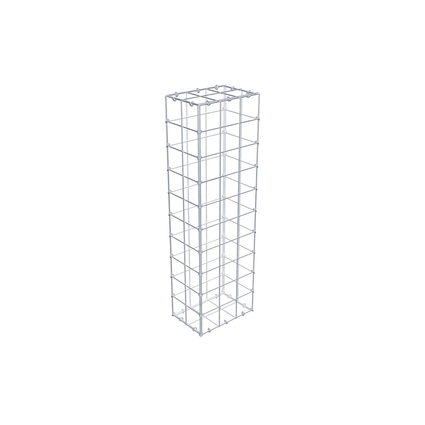 Gabion 100 cm x 20 cm x 30 cm (L x H x D), maskestørrelse 10 cm x 10 cm, C-ring