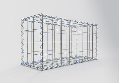 Gabião 80 cm x 40 cm x 30 cm (C x A x P), malhagem 10 cm x 10 cm, espiral