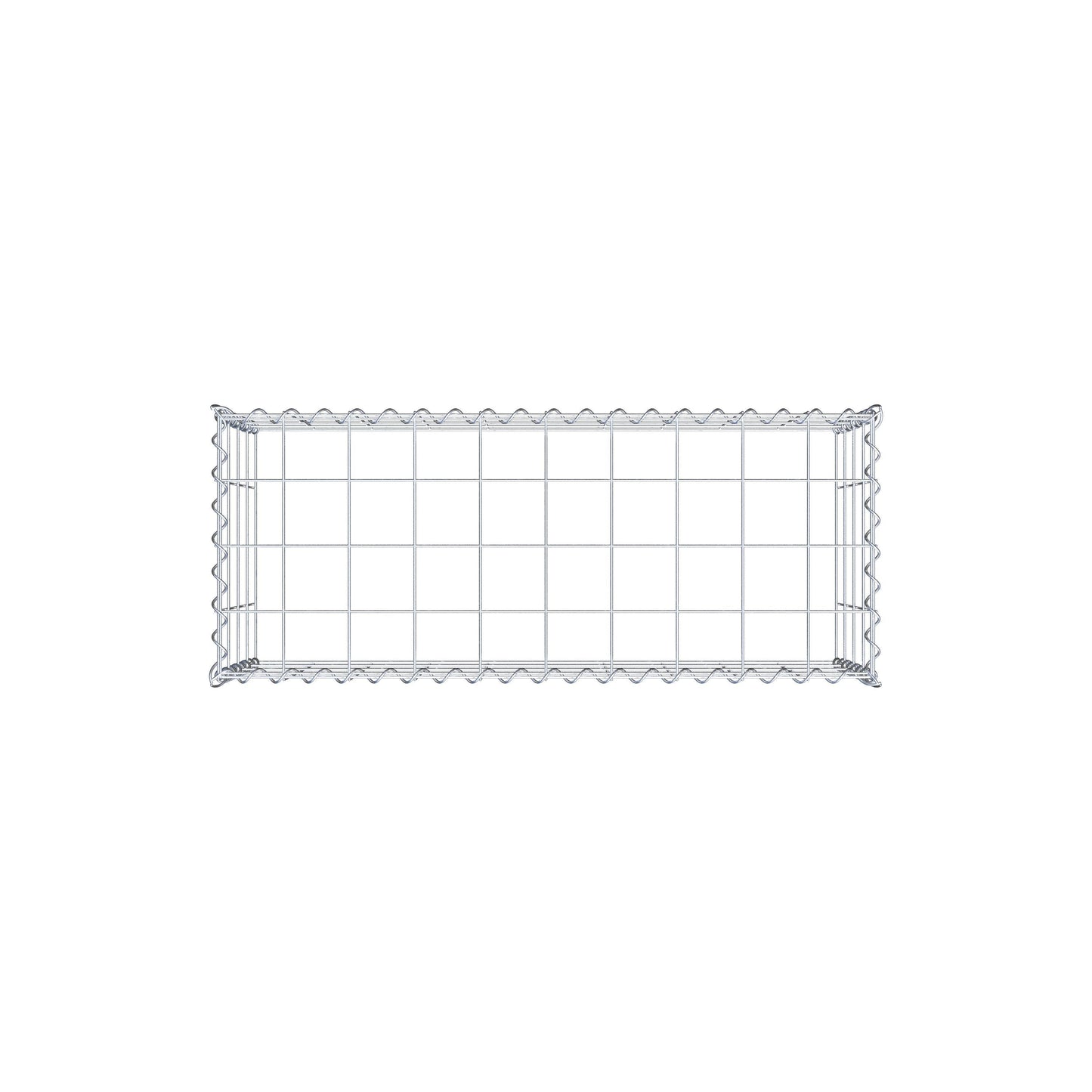 Add-on schanskorf type 3 100 cm x 40 cm x 40 cm (L x H x D), maaswijdte 10 cm x 10 cm, spiraal