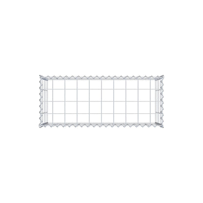 Add-on schanskorf type 3 100 cm x 40 cm x 40 cm (L x H x D), maaswijdte 10 cm x 10 cm, spiraal