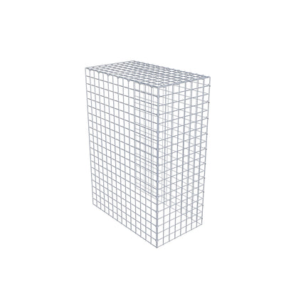 Gabião Tipo 4 100 cm x 70 cm x 40 cm (C x A x P), malhagem 5 cm x 5 cm, anel C