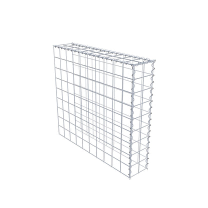 Gabbione aggiuntivo tipo 4 100 cm x 90 cm x 20 cm (L x H x P), maglia 10 cm x 10 cm, spirale