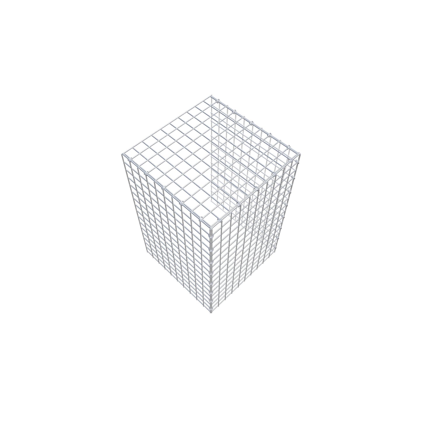 Anbaugabione Typ 4 80 cm x 50 cm x 50 cm (L x H x T), Maschenweite 5 cm x 5 cm, C-Ring