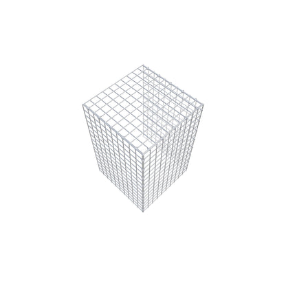 Anbaugabione Typ 4 80 cm x 50 cm x 50 cm (L x H x T), Maschenweite 5 cm x 5 cm, C-Ring