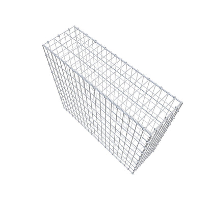 Gabião 100 cm x 90 cm x 30 cm (C x A x P), malhagem 5 x 10 cm, anel espiral