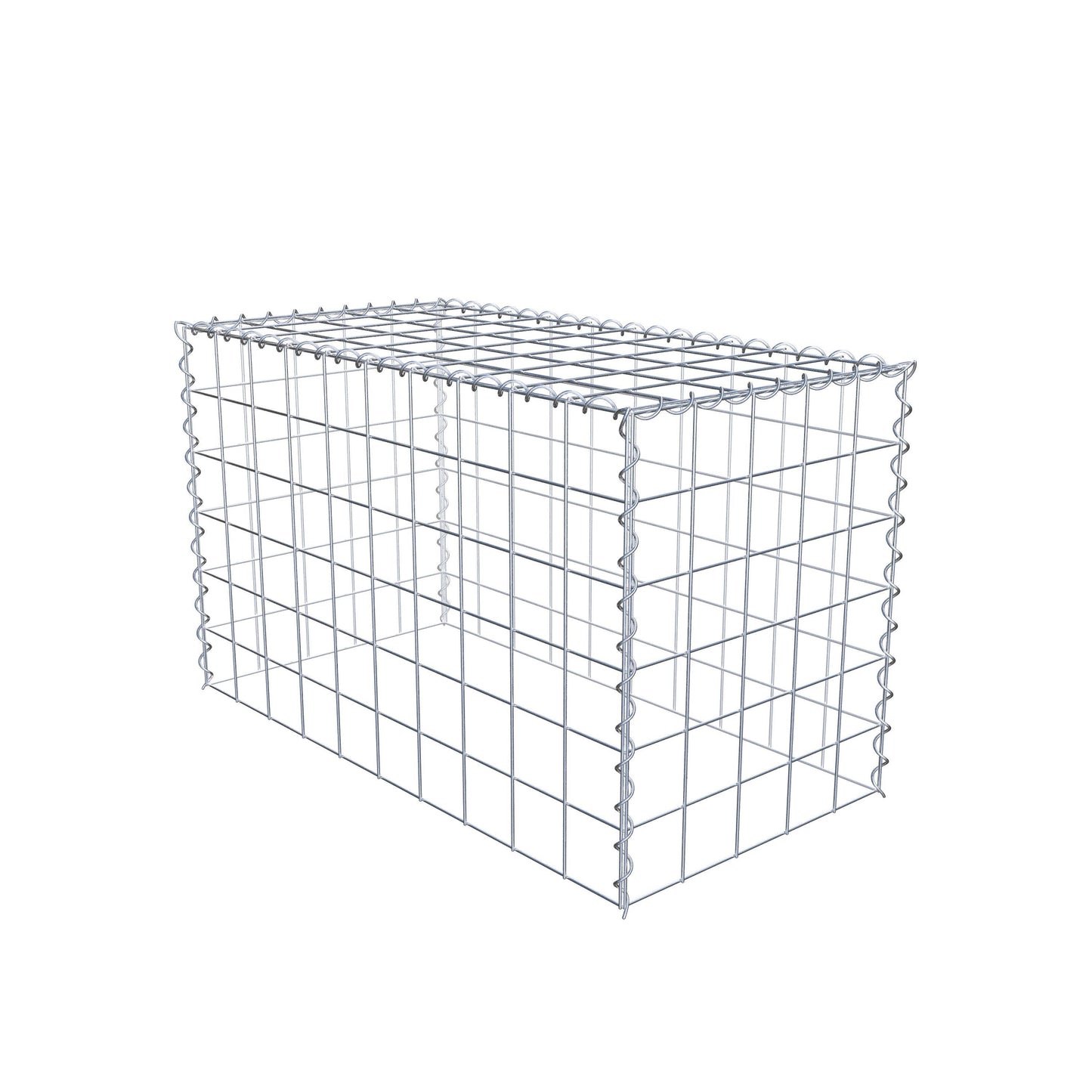 Gavión complementario tipo 3 100 cm x 60 cm x 50 cm (L x A x P), malla 10 cm x 10 cm, espiral