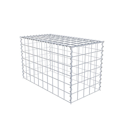 Gavión complementario tipo 3 100 cm x 60 cm x 50 cm (L x A x P), malla 10 cm x 10 cm, espiral