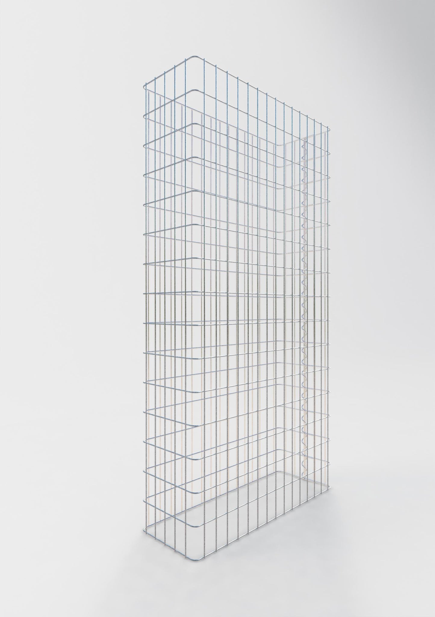 Gabion – Clôture en fil de fer galvanisé – 77 x 180 x 27 cm