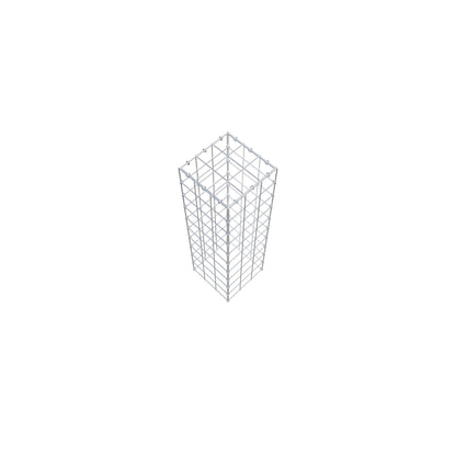 Gabião Tipo 3 100 cm x 30 cm x 30 cm (C x A x P), malhagem 10 cm x 10 cm, anel C