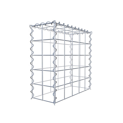 Gabion rapporté type 3 50 cm x 50 cm x 20 cm (L x H x P), mailles 10 cm x 10 cm, spirale