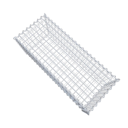 Conjunto de 2 gabiões 100 cm x 40 cm x 40 cm (C x A x P), malhagem 5 x 5 cm, espiral