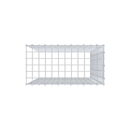 Gabião Tipo 4 100 cm x 60 cm x 30 cm (C x A x P), malhagem 5 cm x 5 cm, anel C