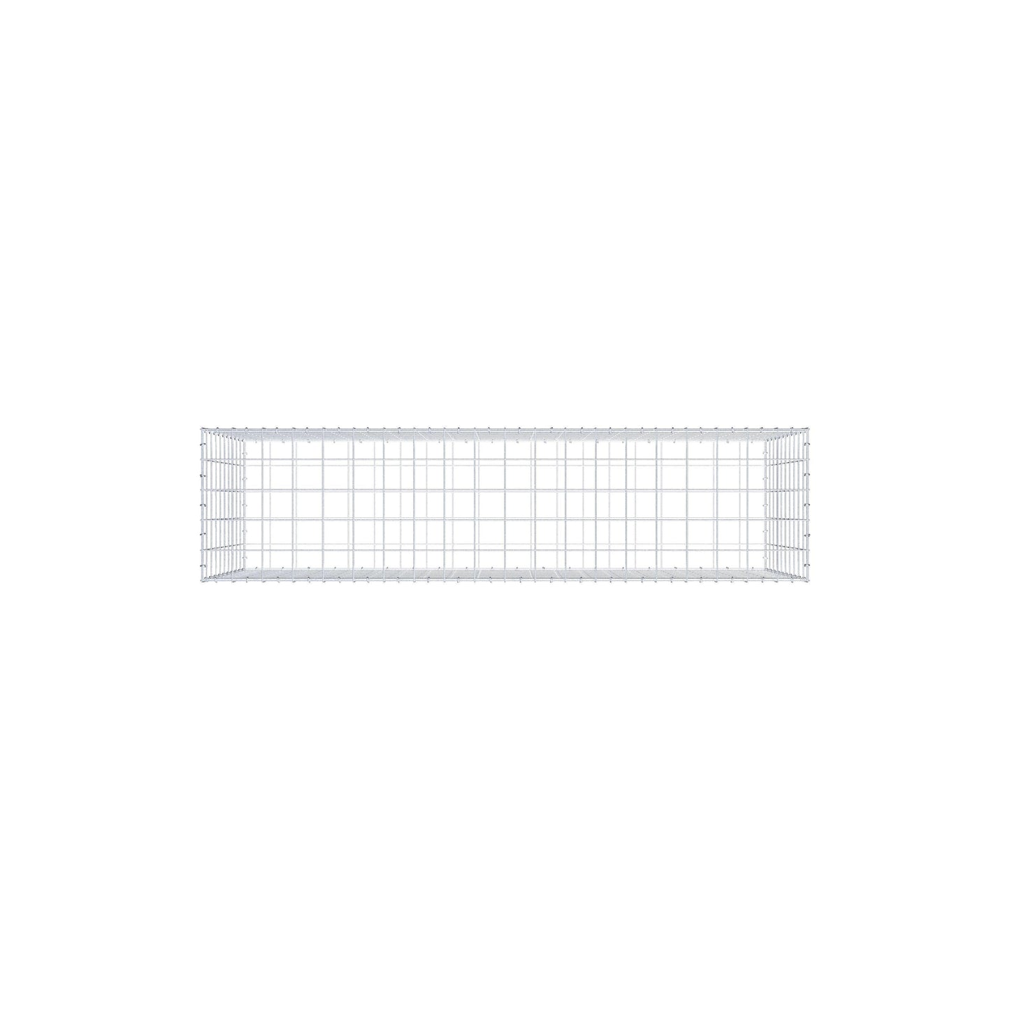Gavión 200 cm x 100 cm x 50 cm (L x A x P), malla 10 cm x 10 cm, anillo en C