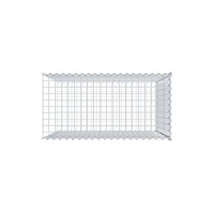 Anbaugabione Typ 2 100 cm x 90 cm x 50 cm (L x H x T), Maschenweite 5 cm x 5 cm, Spirale