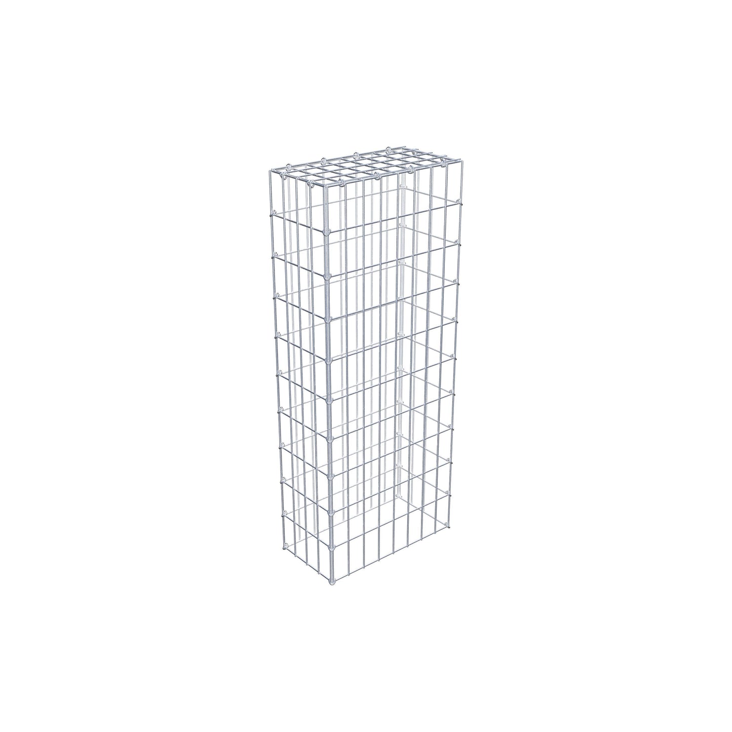 Anbaugabione Typ 3 100 cm x 20 cm x 40 cm (L x H x T), Maschenweite 5 cm x 10 cm, C-Ring