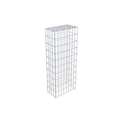 Anbaugabione Typ 3 100 cm x 20 cm x 40 cm (L x H x T), Maschenweite 5 cm x 10 cm, C-Ring