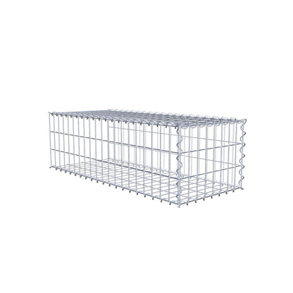 Grown-on gabion type 2 100 cm x 30 cm x 40 cm (L x H x D), mesh size 5 cm x 10 cm, spiral