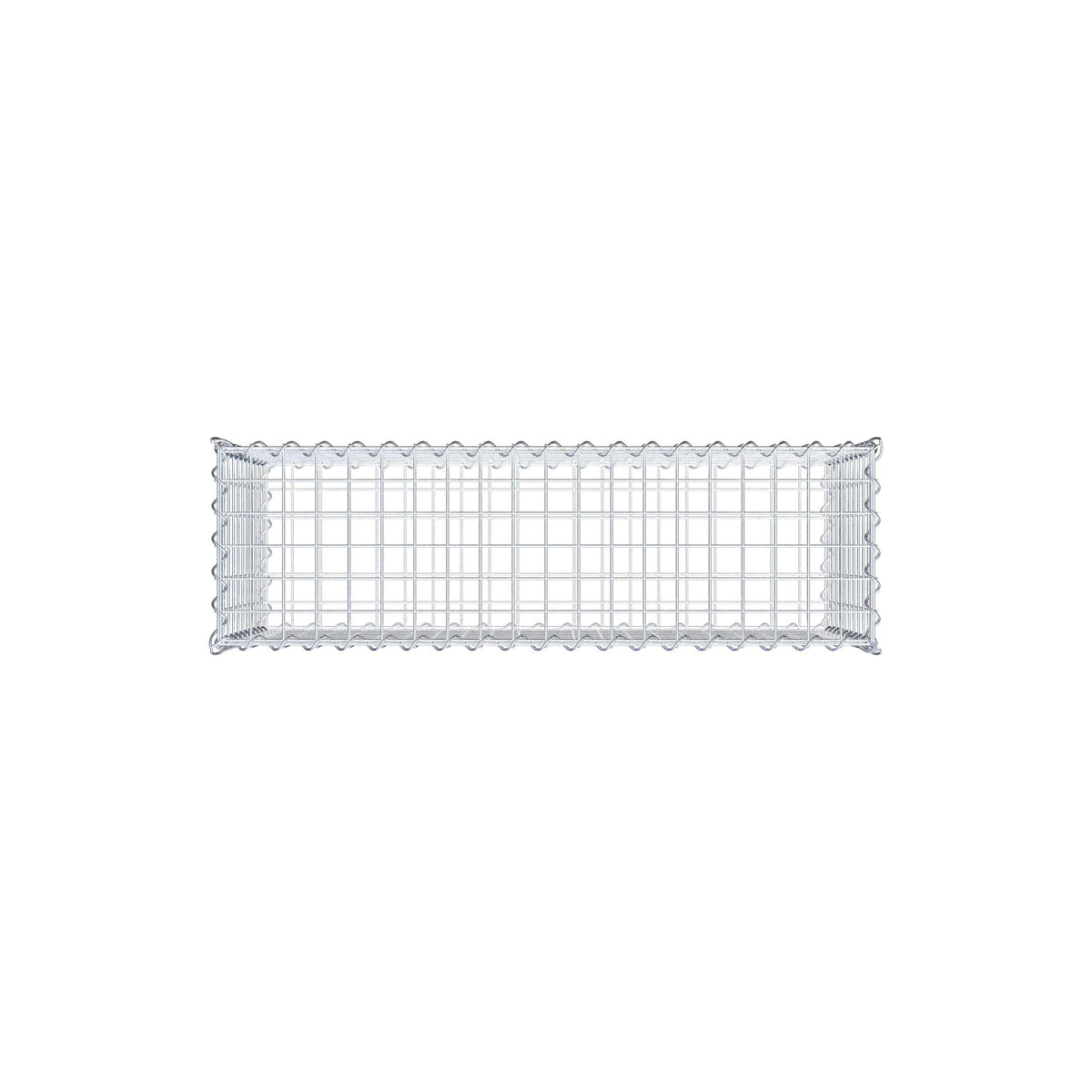 Gabione 100 cm x 50 cm x 30 cm (L x H x T), Maschenweite 5 cm x 5 cm, Spirale