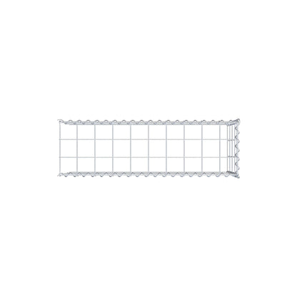 Påväxt gabion typ 4 100 cm x 40 cm x 30 cm (L x H x D), maskstorlek 10 cm x 10 cm, spiral