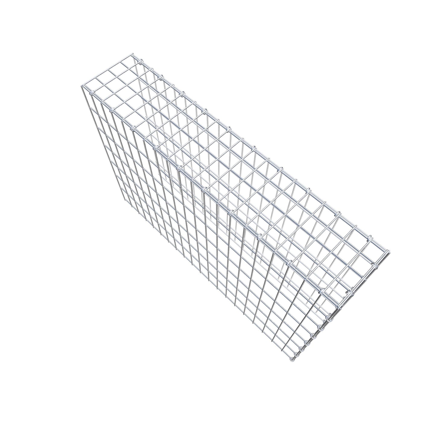 Gavión complementario de tipo 4 100 cm x 70 cm x 20 cm (L x A x P), malla 5 cm x 10 cm, anillo en C