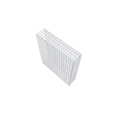 Gavión complementario de tipo 2 100 cm x 90 cm x 20 cm (L x A x P), malla 5 cm x 5 cm, anillo en C