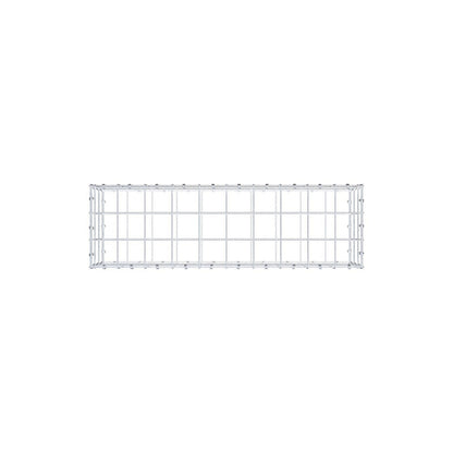 Gabião 100 cm x 30 cm x 30 cm (C x A x P), malhagem 10 x 10 cm, anel espiral