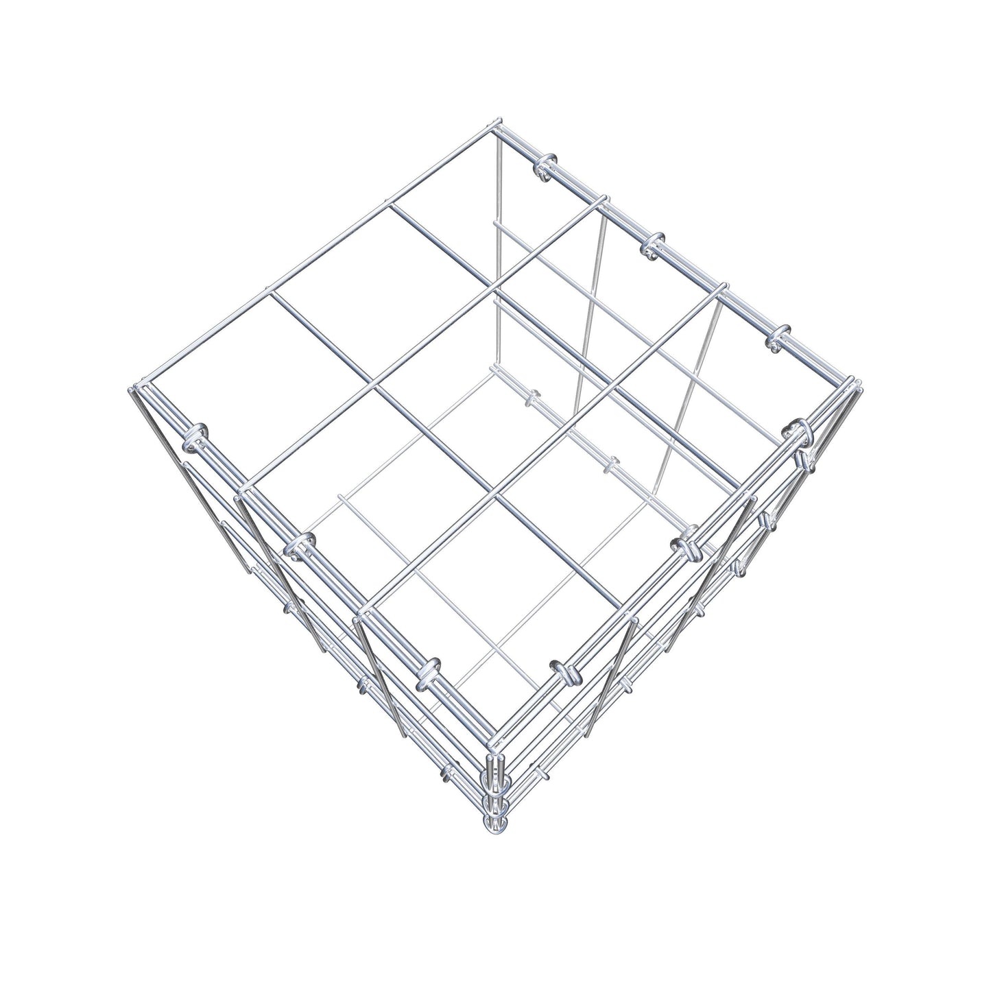 Add-on schanskorf type 2 30 cm x 30 cm x 30 cm (L x H x D), maaswijdte 10 cm x 10 cm, C-ring