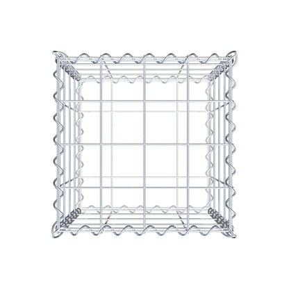 Gabião 40 cm x 40 cm x 40 cm (C x A x P), malhagem 10 cm x 10 cm, espiral