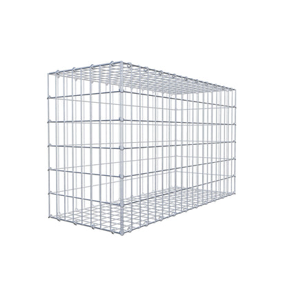 Gabião 100 cm x 60 cm x 40 cm (C x A x P), malhagem 5 cm x 10 cm, anel C