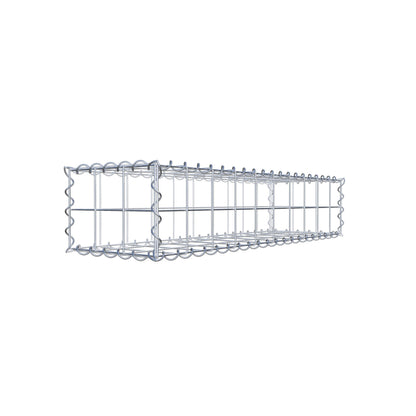 Gabion 100 cm x 20 cm x 30 cm (L x H x P), mailles 10 cm x 10 cm, spirale